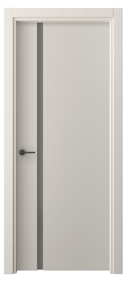 Межкомнатная дверь Фридом 4222 ПЭТ светло-серый Сатинированное серое стекло, триплекс Цена 33099 ₽ | Volhovec