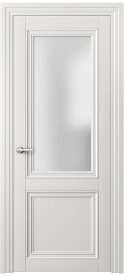 Межкомнатная дверь Центро 2524 Матовый серый Сатинированное стекло Цена 74599 ₽ | Volhovec