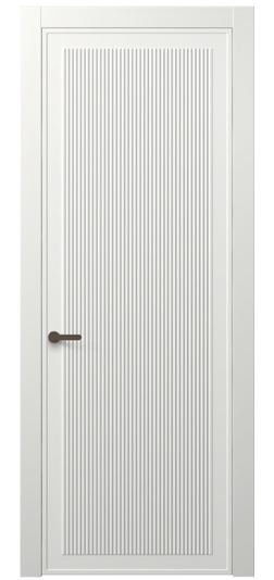 Дверь межкомнатная АКП 8622 МССР. Цвет Матовый светло-серый. Материал Гладкая эмаль. Коллекция Дюна. Картинка.