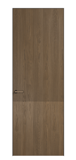 Дверь межкомнатная 8205 ДДЖ.М. Цвет Дуб джутовый матовый. Материал Массив дуба матовый. Коллекция Вельвет. Картинка.