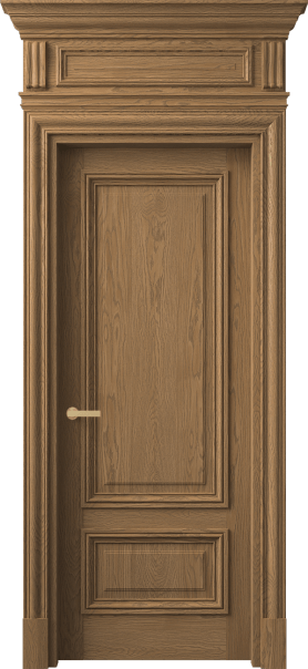 Дверь межкомнатная 7307 ДМС.М. Цвет Дуб мускатный матовый. Материал Массив дуба матовый. Коллекция Антик. Картинка.