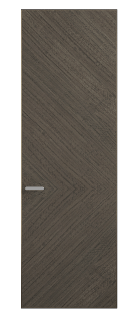 Дверь межкомнатная 0202 ЭВСМФ Эвкалипт серый матовый фризе. Цвет Эвкалипт серый матовый фризе. Материал Шпон эвкалипта НатурВуд. Коллекция Рифт. Картинка.