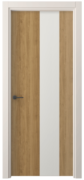 Дверь межкомнатная 4225 ГОР. Цвет Грецкий орех. Материал Ламинатин. Коллекция Фридом. Картинка.